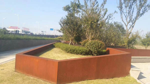 祁门耐候钢挡土墙